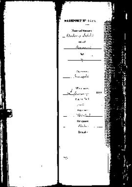 Passport Application of Saliba Antonio