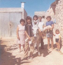 Family at the farm