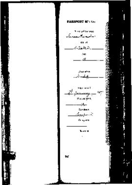 Passport Application of Decanolia Louis