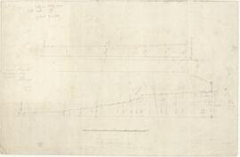 Plan and elevation with elevation measurments (refer in pencil 120-