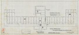 Spinola Barrack Block - Plan shewing Steelwork to be supplied by W.D.