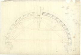Detailed design of archway construction and required supports. (refer 126 in pencil-