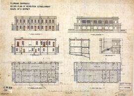 Floriana Barracks - Record Plan of Recreation Establishment - Malta No. 11 District