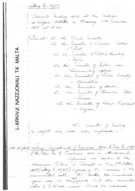 Minutes of Cabinet Meeting held on 2 November 1967