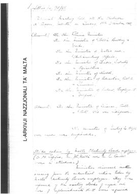 Minutes of Cabinet Meeting held on 17 December 1968