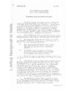 Promotion claims by Customs Officers