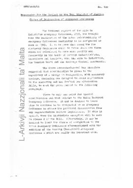 Change of Designation of Emergency Ordinances