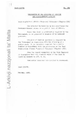 Land Acquistion (Public Purposes) Ordinance, Chapter 136