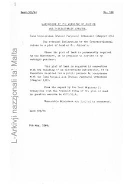 Land Acquistion (Public Purposes) Ordinance, Chapter 136