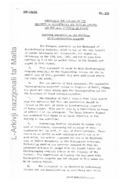 European Agreement on the Exchange of Blood-Grouping Reagents