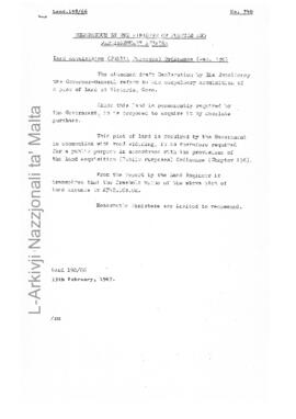 Land Acquisition (Public Purposes) Ordinance, Chapter 136