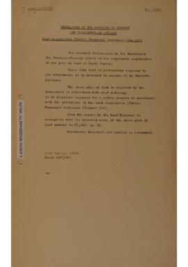 Land Acquisition (Public Purposes) Ordinance, Chapter 136