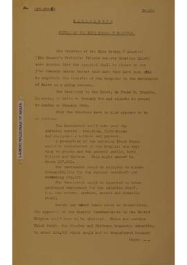 Future of King George V Hospital.