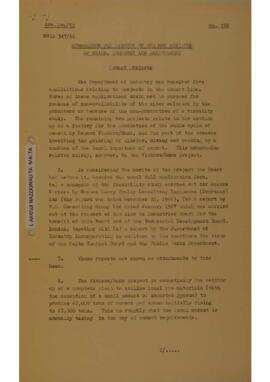 Cement projects. Part 1