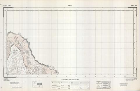 Map of Gozo - The National Archives of Malta