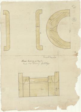 Design of small engine: brass bearing and axle 604 bearing.